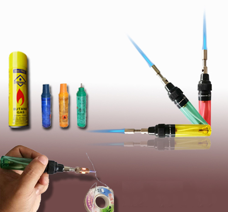 2 in 1 Pen shape Precision Butane Soldering Torch,Cordless Butane Soldering Iron Torch