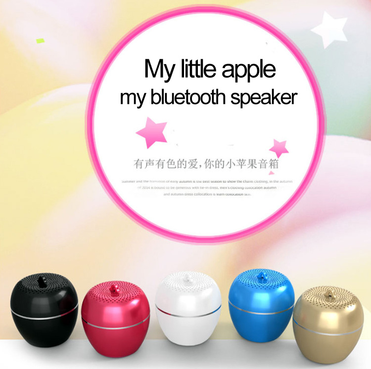 Little-Apple Bluetooth Speaker, portable, rechargeable