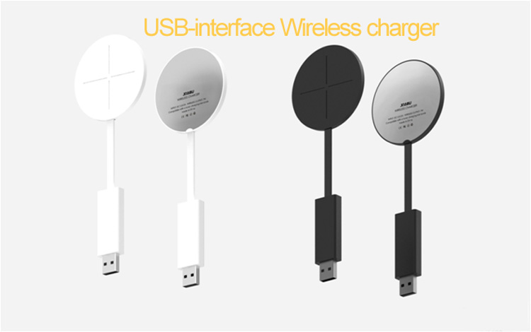 USB-interface Wireless Charging Pad QI Fast Charge for Android devices, gadgets, etc